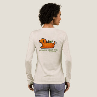 T-shirt En Tri-matière Chien Citrouille Lumineux Automne