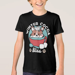 T-shirt En Tri-matière Chien dans la Mug Festive pour Vibes de vacances -