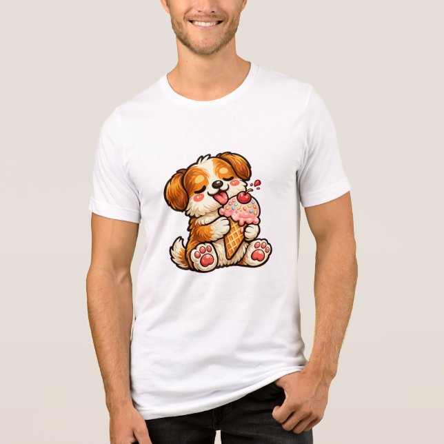 T-shirt En Tri-matière Chien de glace cool (Recto)