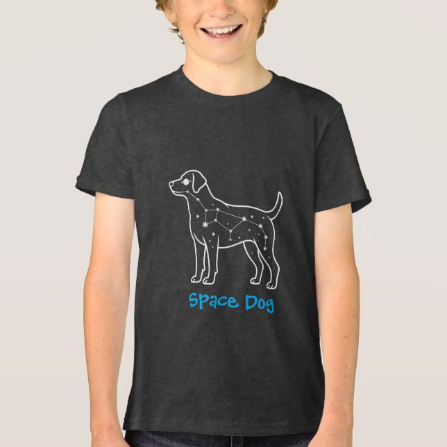 T-shirt En Tri-matière Chien de l'espace (Recto)