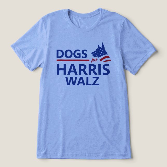 T-shirt En Tri-matière Chiens pour Harris Walz (Design Recto)