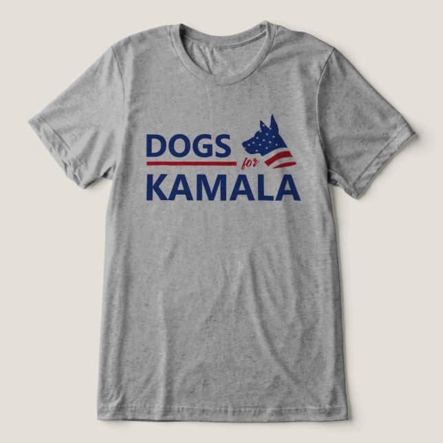 T-shirt En Tri-matière Chiens pour Kamala (Design Recto)