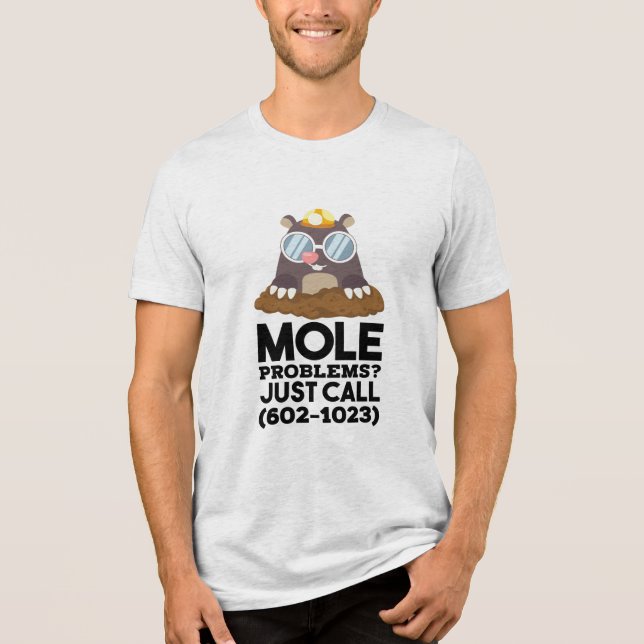 T-shirt En Tri-matière Chimie - Problèmes de mole (Recto)