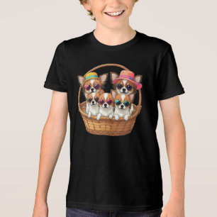 T-shirt En Tri-matière Chiots drôles de Chihuahua