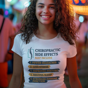 T-shirt En Tri-matière Chiropratique Effets secondaires Chiropraticien No