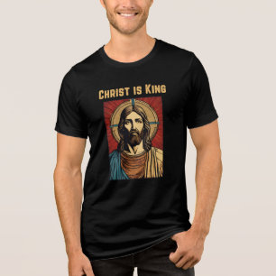 T-shirt En Tri-matière Christ est le roi politiquement incorrect chrétien
