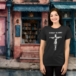 T-shirt En Tri-matière Christ est Roi Religieux