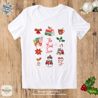 T-shirt En Tri-matière Christmas Book Lover T-Shirt