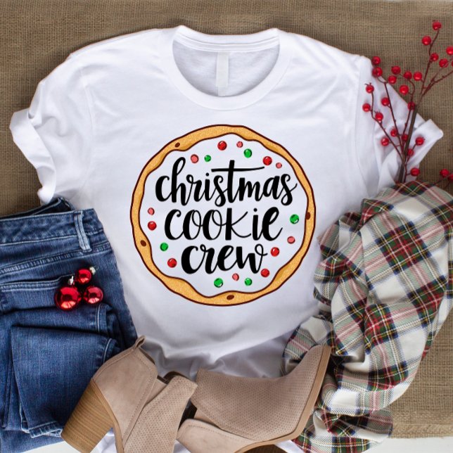 T-shirt En Tri-matière Christmas Cookie Crew T Shirt (Créateur téléchargé)