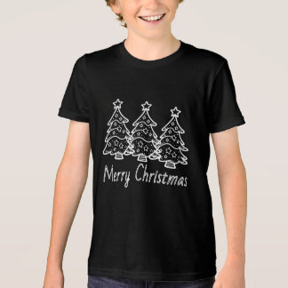 T-SHIRT EN TRI-MATIÈRE CHRISTMAS DESIGNER T SHIRT
