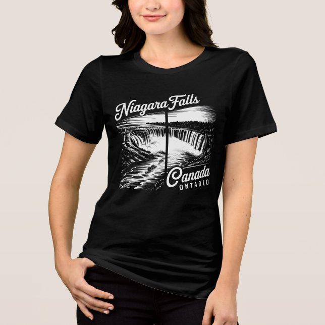T-shirt En Tri-matière chutes du Niagara (Recto)