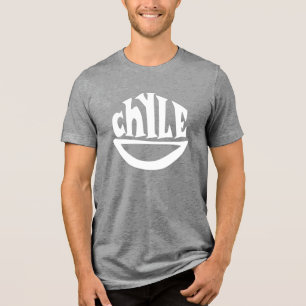 T-shirt En Tri-matière Chyle Smile Logo T-shirt gris/blanc