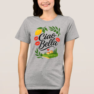 T-shirt En Tri-matière Ciao Bella italienne