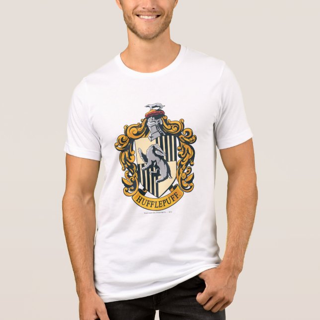 T-shirt En Tri-matière Cimier de Hufflepuff (Recto)