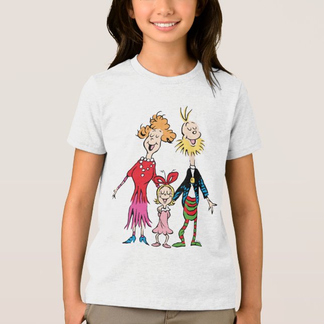 T-shirt En Tri-matière Cindy Lou Who's Family Portrait (Recto)