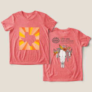 T-shirt En Tri-matière CISV Austin Crâne de boucherie décorative Kid's