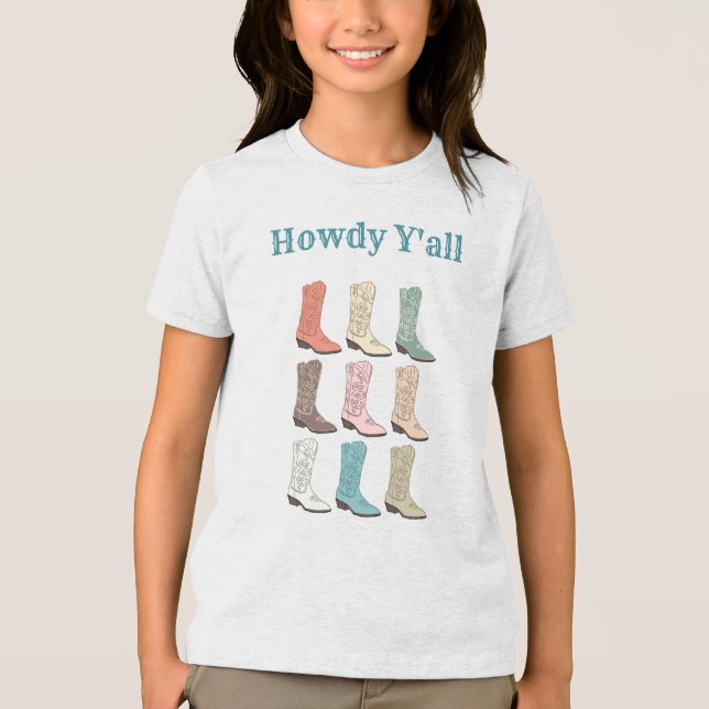 T-shirt En Tri-matière CISV Austin Howdy Kid's (Garçons/Filles) (Recto)