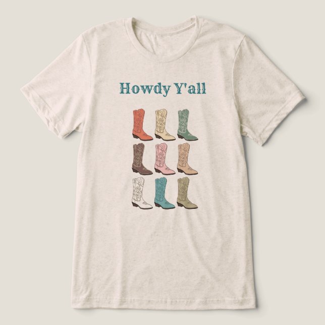 T-shirt En Tri-matière CISV Austin Howdy Y'all (Design Recto)