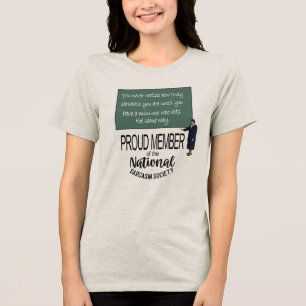 T-shirt En Tri-matière Citation amusante : Vous ne réalisez jamais à quel