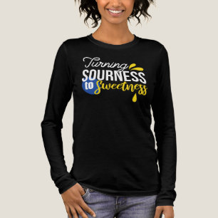 T-shirt En Tri-matière Citation de citron motivationnelle de l'aigre à la
