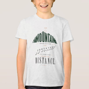 T-shirt En Tri-matière Citation de distance de pas de montagne