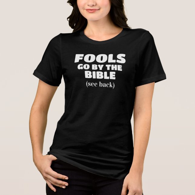 T-shirt En Tri-matière citation de la bible chrétienne (Recto)
