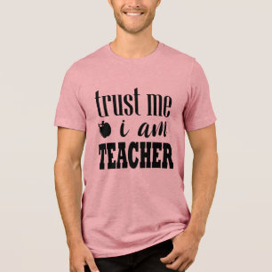 T-shirt En Tri-matière Citation de la typographie de l'enseignant