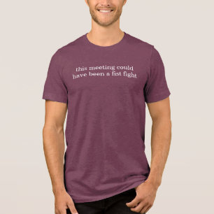 T-shirt En Tri-matière Citation de réunion de bureau d'humour drôle moder