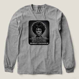 T-shirt En Tri-matière citation de Shirley Chisholm Les vies noires compt