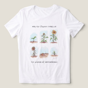 T-shirt En Tri-matière Citation des fleurs
