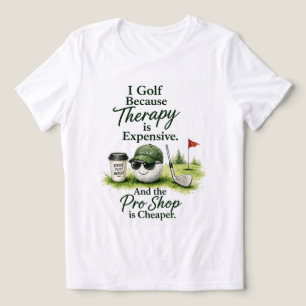 T-shirt En Tri-matière Citation drôle de golf pour golfeuse