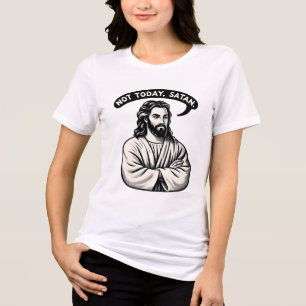 T-shirt En Tri-matière Citation drôle LOL Jesus mème pas aujourd'hui