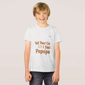 T-shirt En Tri-matière Citation drôle pour amateur de chats - Dites à vot