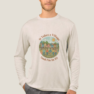 T-shirt En Tri-matière Citation du Village de Parentage – Il faut tout un
