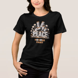 T-shirt En Tri-matière Citation Inspirationnelle Vintage de Peace Stone