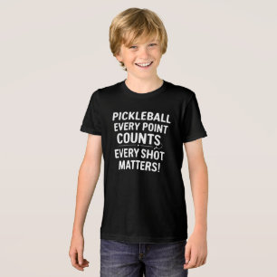 T-shirt En Tri-matière Citation Motivationnelle Pickleball