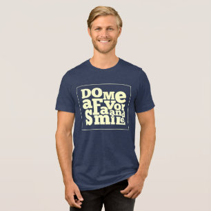T-shirt En Tri-matière Citation Retro Smile Tri-Blend