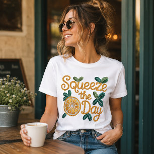 T-shirt En Tri-matière Citron Squeeze the Day