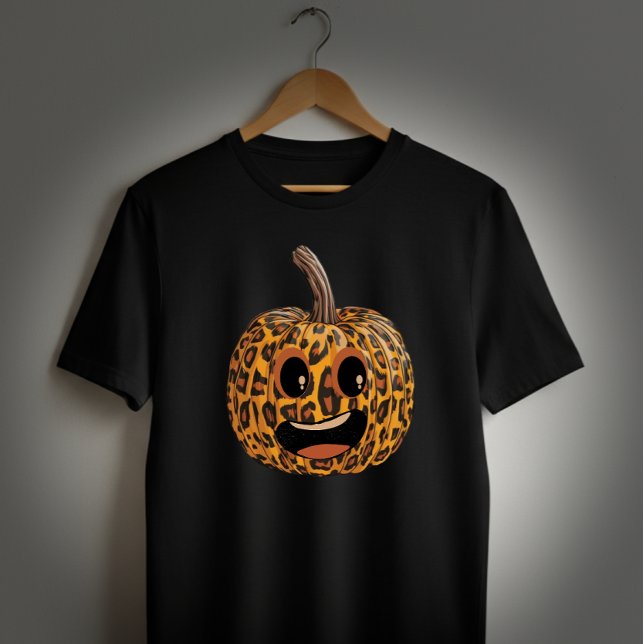 T-shirt En Tri-matière Citrouille drôle de léopard (Créateur téléchargé)