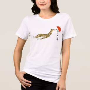 T-shirt En Tri-matière Classe de 2025 Année en cours Mignonne Giraffe Par