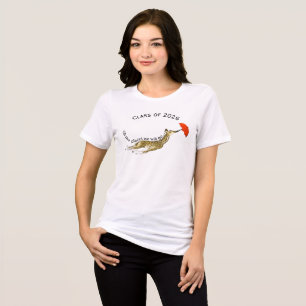 T-shirt En Tri-matière Classe de parapluie rouge Giraffe Whimsical 2026