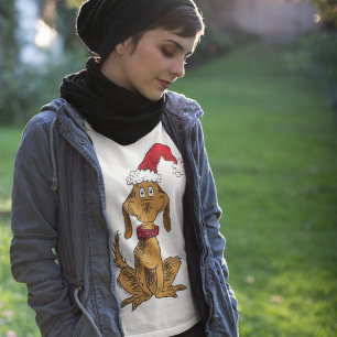 T-shirt En Tri-matière Classique Le Grinch   Max - Chapeau de Père Noël