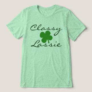 T-shirt En Tri-matière Classy Lassie Fête de la Saint-Patrick féminine