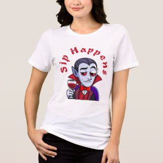 T-shirt En Tri-matière Classy Vampire - Sip Happens