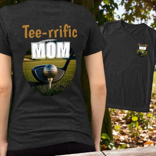 T-shirt En Tri-matière Club, Balle de Golf sur Tee Design Avant & Arrière