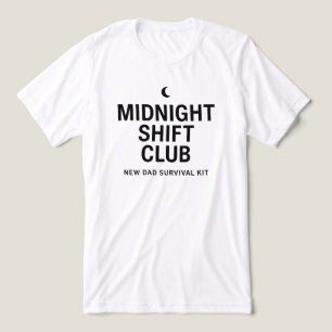 T-shirt En Tri-matière Club de l'équipe de nuit Typographie Minimaliste
