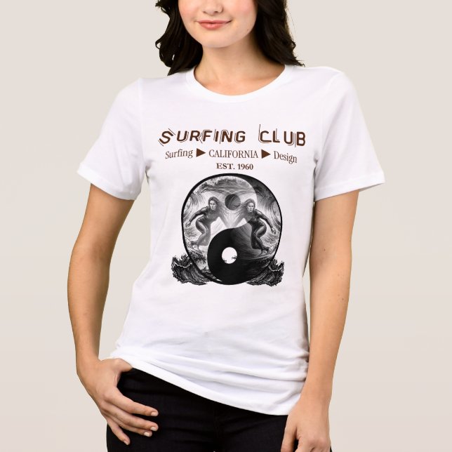 T-shirt En Tri-matière Club de Surf   (Recto)