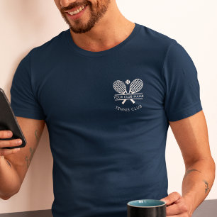 T-shirt En Tri-matière Club de tennis Nom de l'entraîneur Logo de l'équip