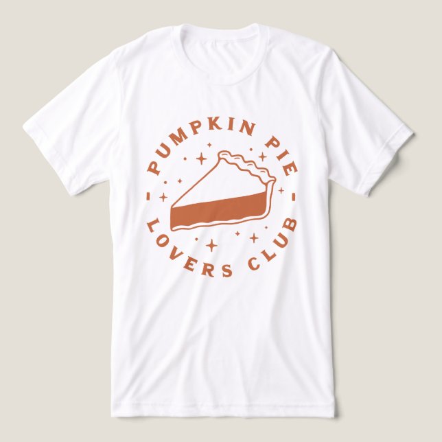 T-shirt En Tri-matière Club des amateurs de tartes citrouilles (Design Recto)