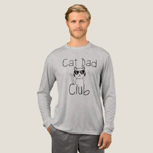 T-shirt En Tri-matière Club Papa Chat Drôle, Papa Chat